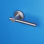 Door handle in brushed stainless steel