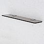 Bathroom shelf in smoked tempered glass by Veca