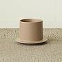 High ceramic bowl 'Dishes to Dishes' by Glenn Sestig for Valerie Objects - Grey
