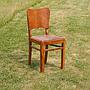 Chair in varnished oak (ca. 1950)