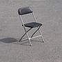 Folding chair in polypropylene and steel