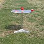 Round table in aluminium by Satelliet