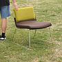 Lounge chair 'Triennial Relax' by Bernotat&Co for Gispen - Green/brown