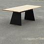 Large dining table 'June' by Jean-François D'Or for Cruso (240 x 90 cm)
