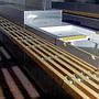 Serving hatch in varnished oak by Christophe Gevers from the Générale de Banque (various lengths)
