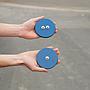 Push button switch 'Feel Good' in blue lacquered steel by Zangra