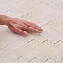 Pavers cut from reclaimed stone slabs (various natural stones) - Only available in our physical shop